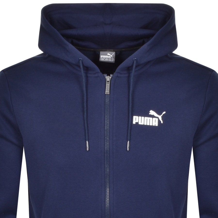 Alternative Image for ProductPuma Essentials Logo Hoodie Navy2